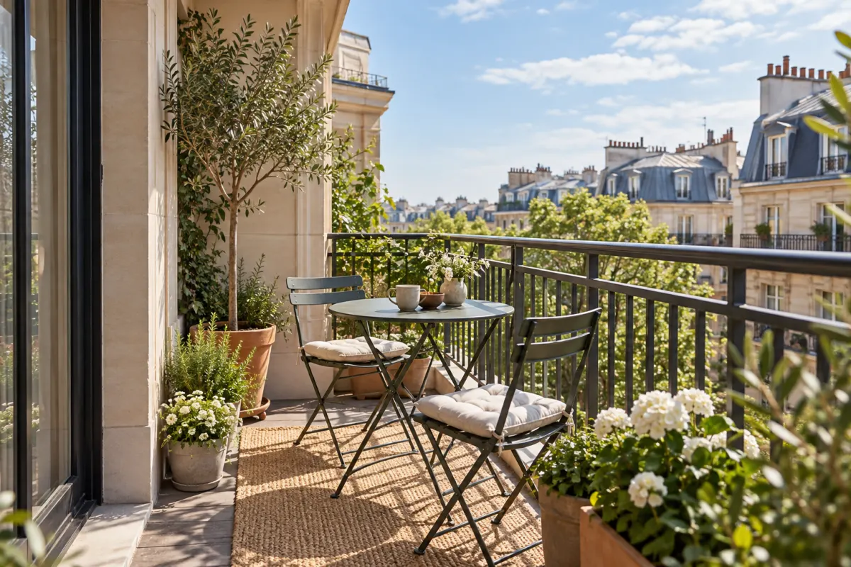Balcony interior example
