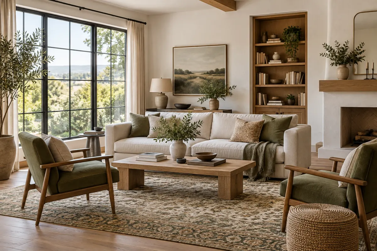 Living room interior example